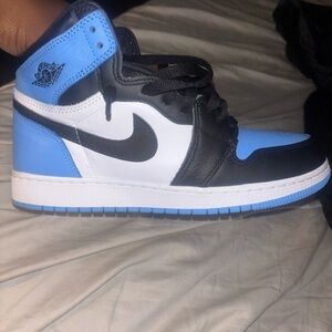 Jordan Women's Sneakers - Black, White, Blue